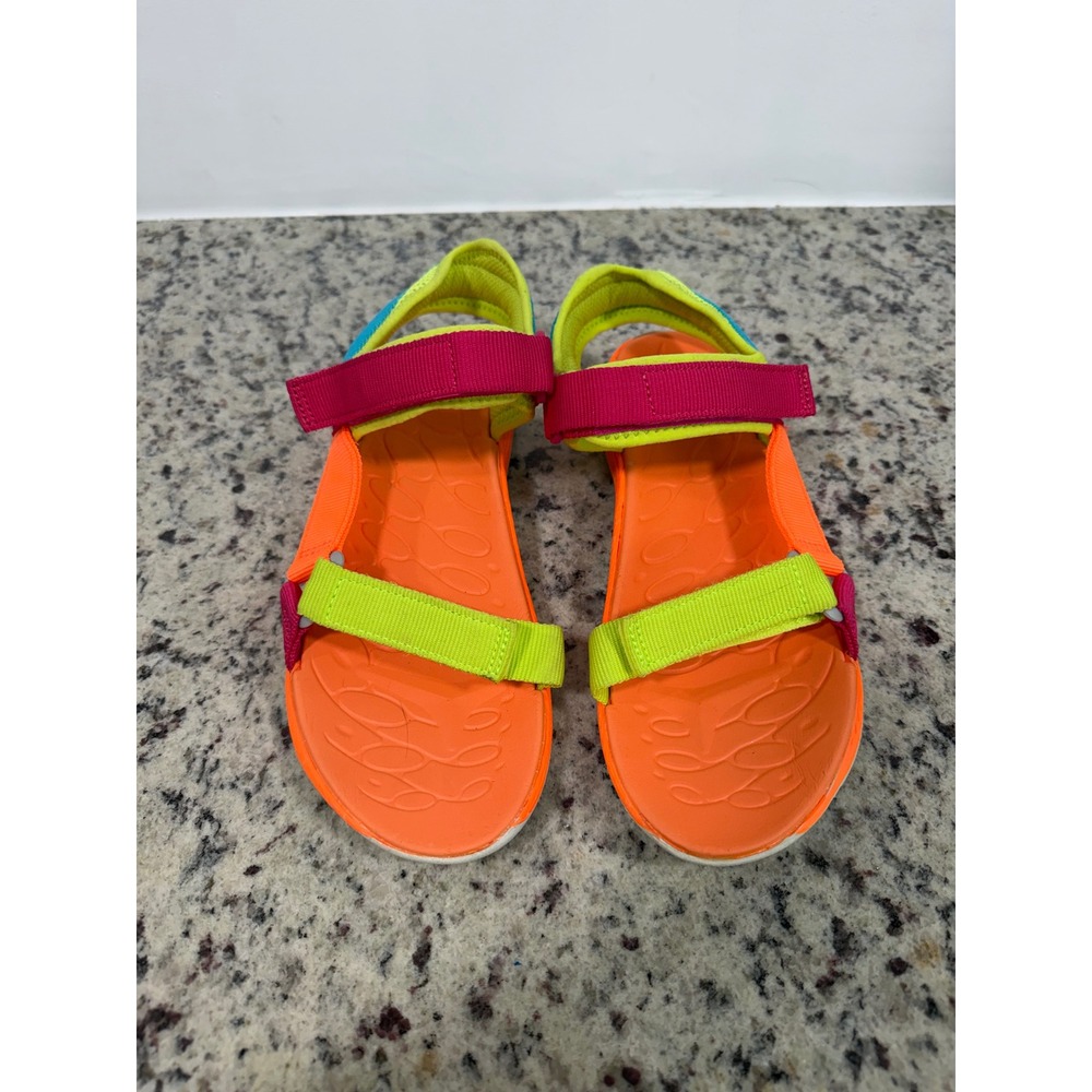 Merrell Kids Athletic Sandals Orange Pink Lime Green MK164949 Size 5M